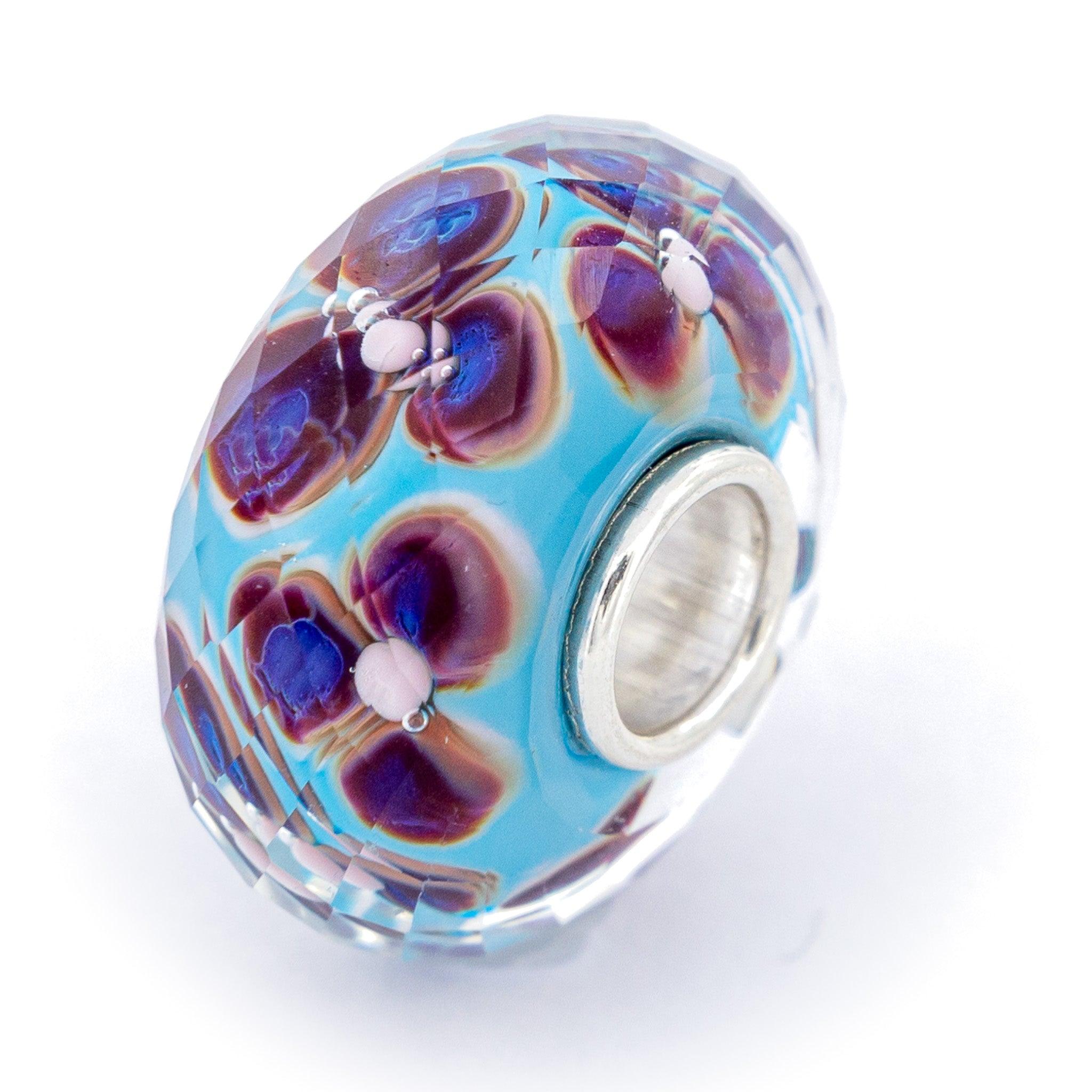 Aqua Fieldstone Fractal - Elfbeads US