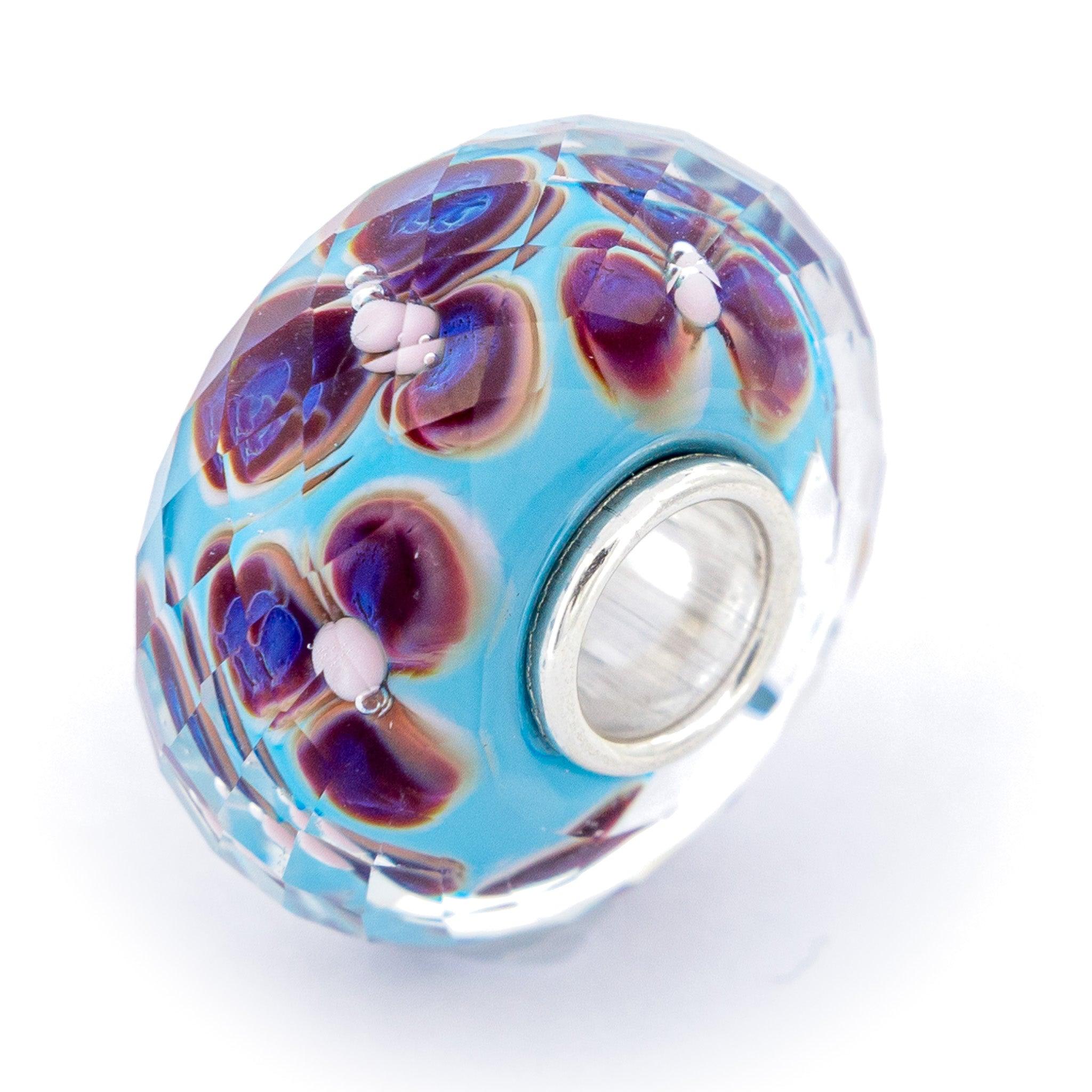 Aqua Fieldstone Fractal - Elfbeads US
