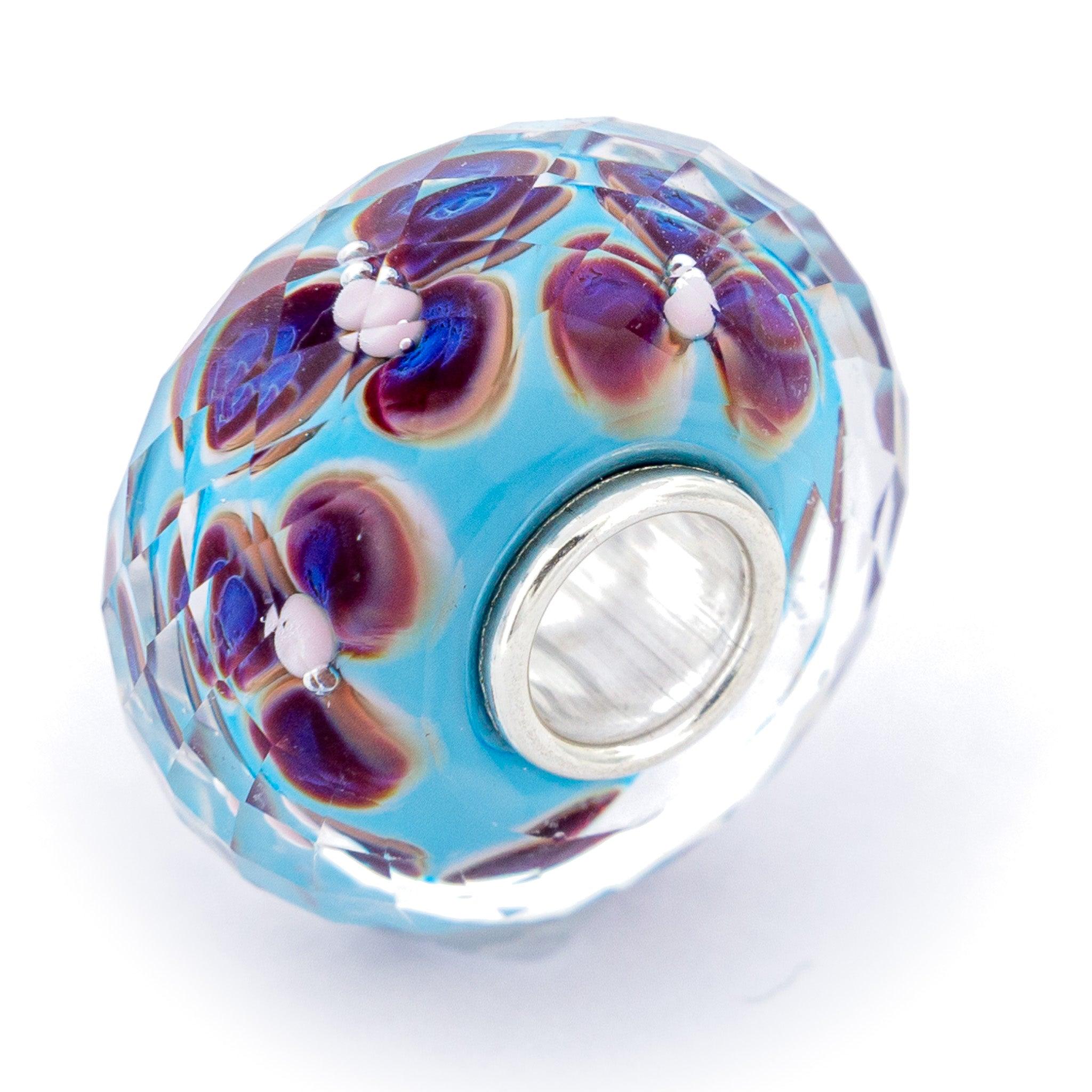 Aqua Fieldstone Fractal - Elfbeads US