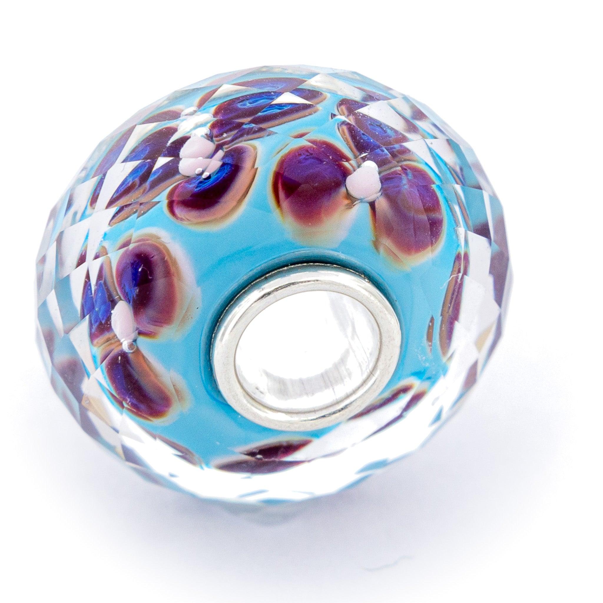 Aqua Fieldstone Fractal - Elfbeads US
