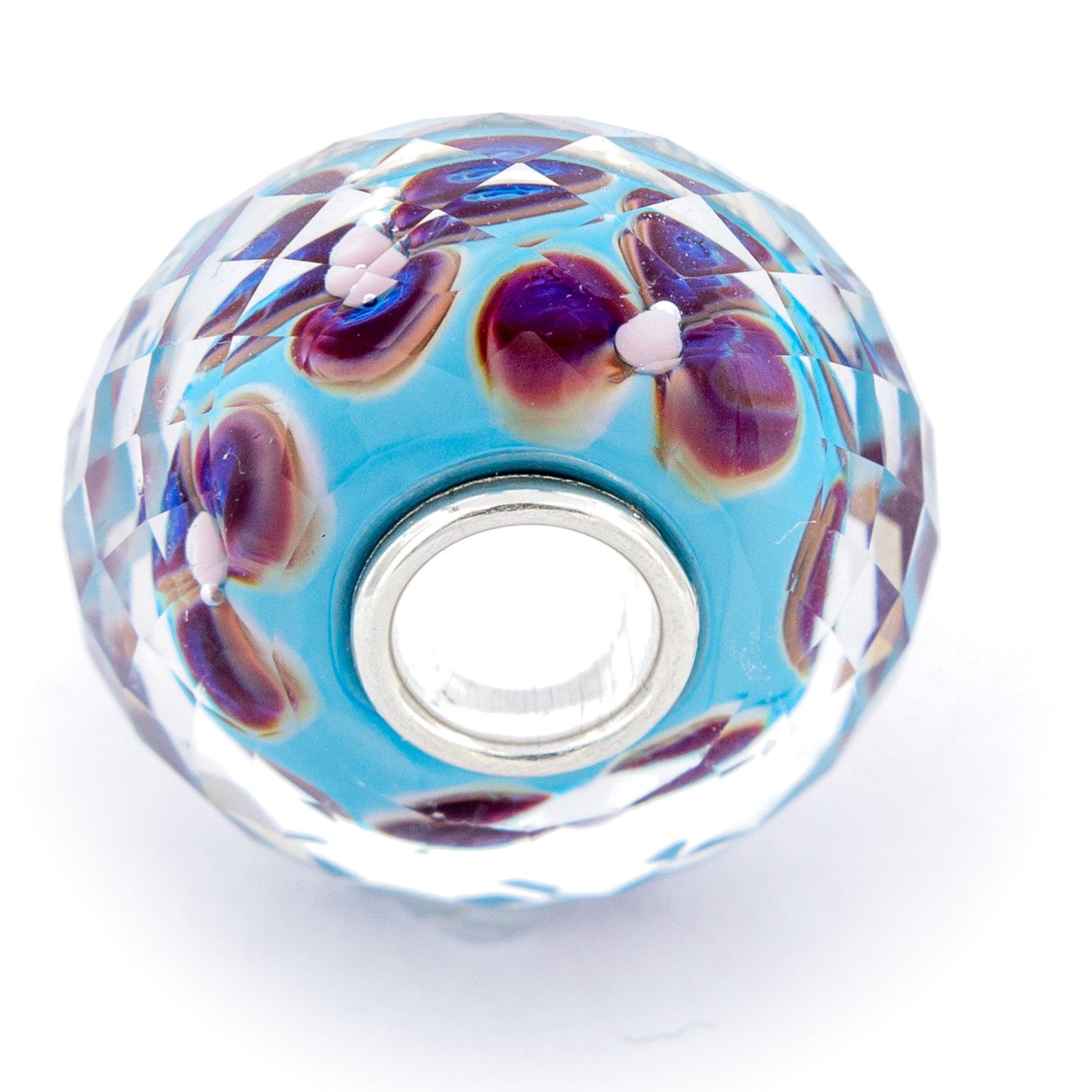 Aqua Fieldstone Fractal - Elfbeads US