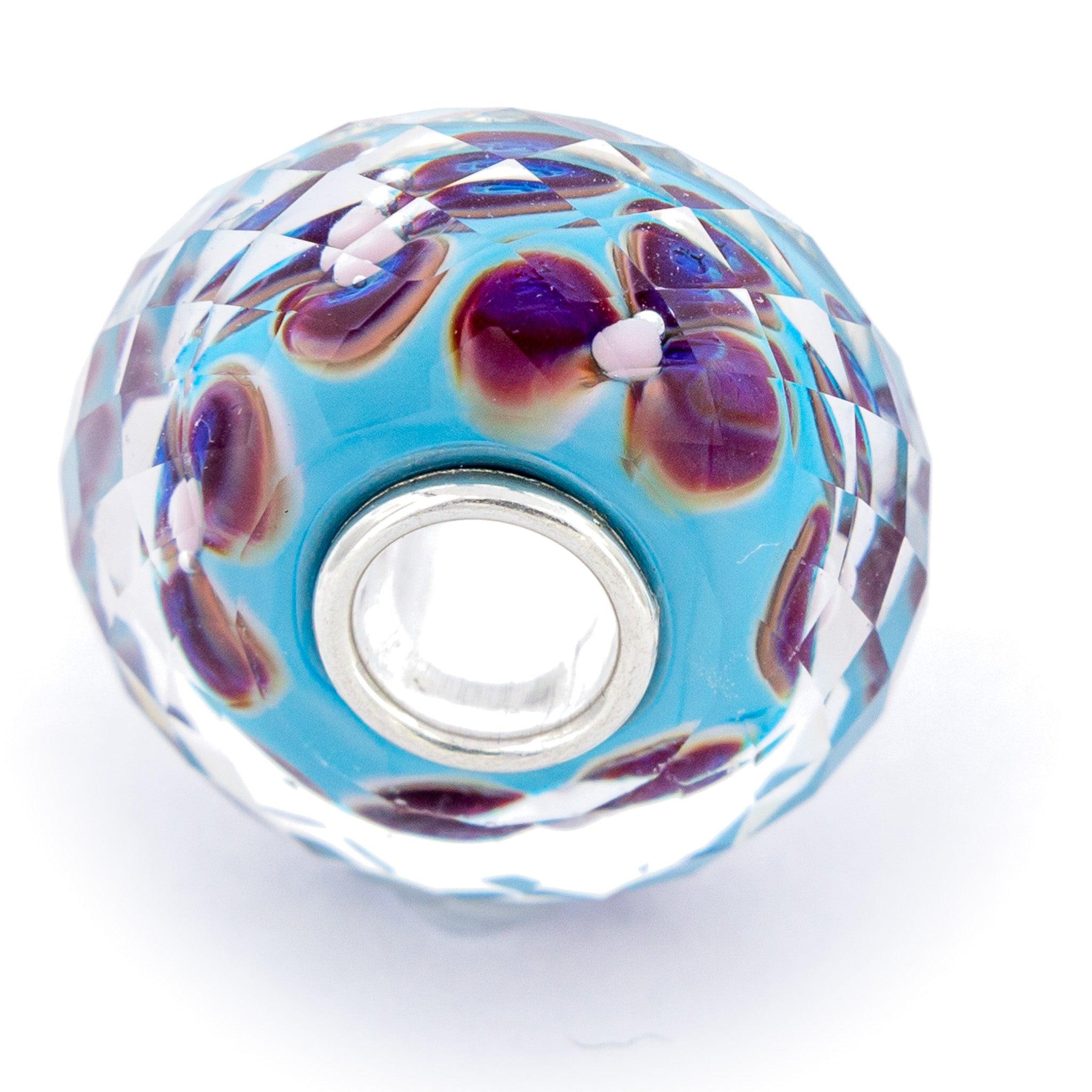 Aqua Fieldstone Fractal - Elfbeads US