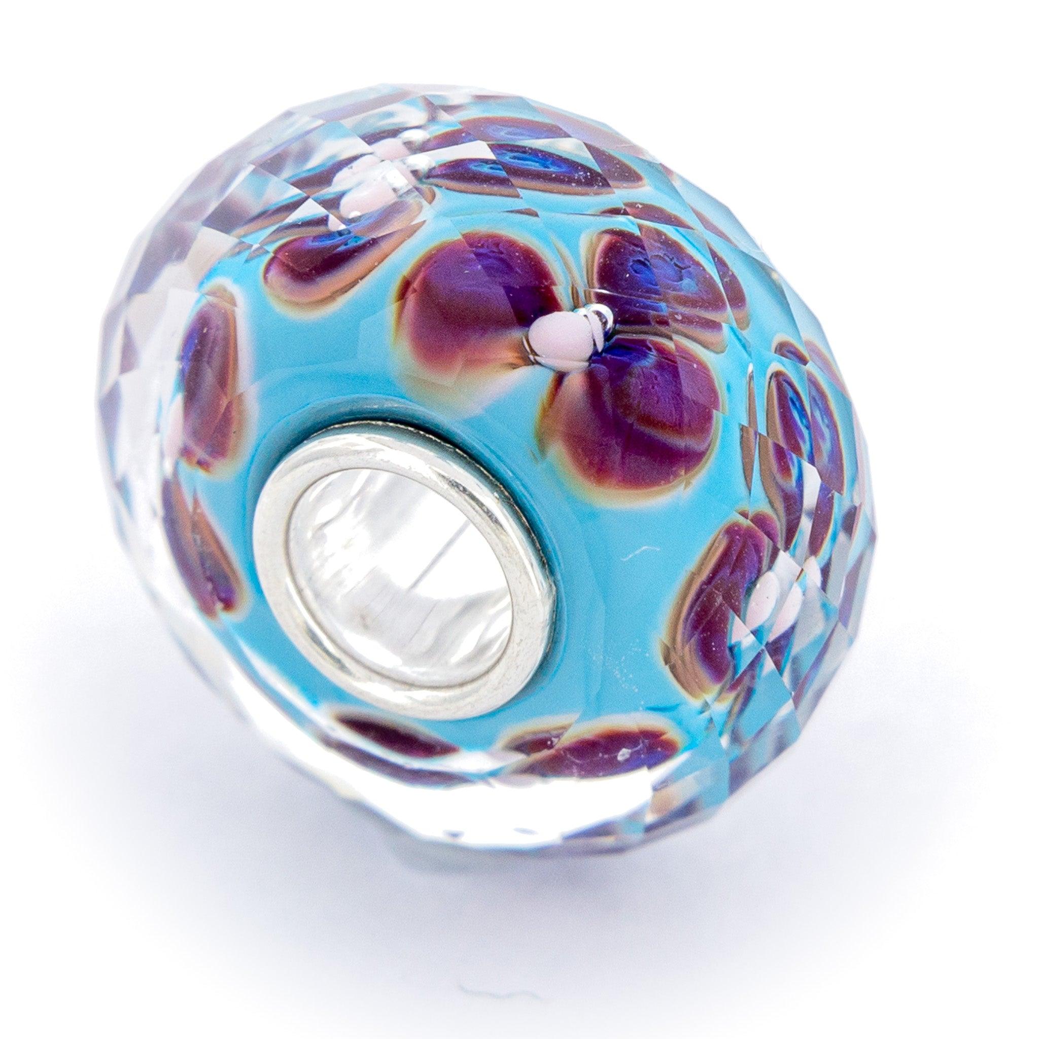 Aqua Fieldstone Fractal - Elfbeads US