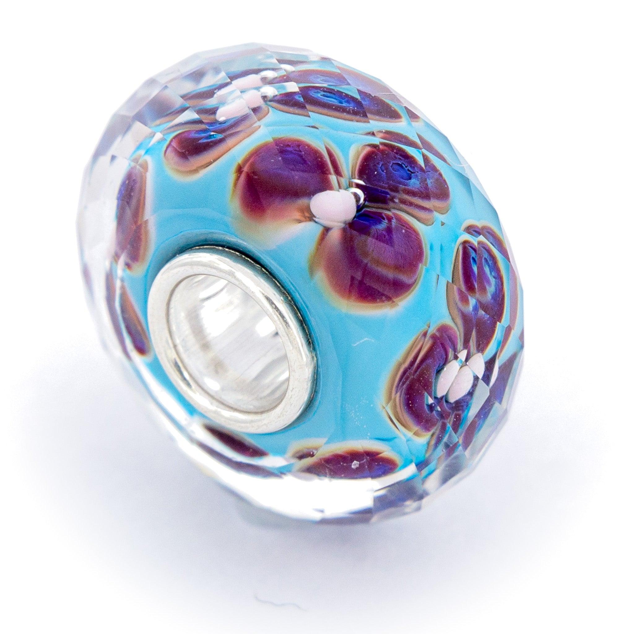 Aqua Fieldstone Fractal - Elfbeads US