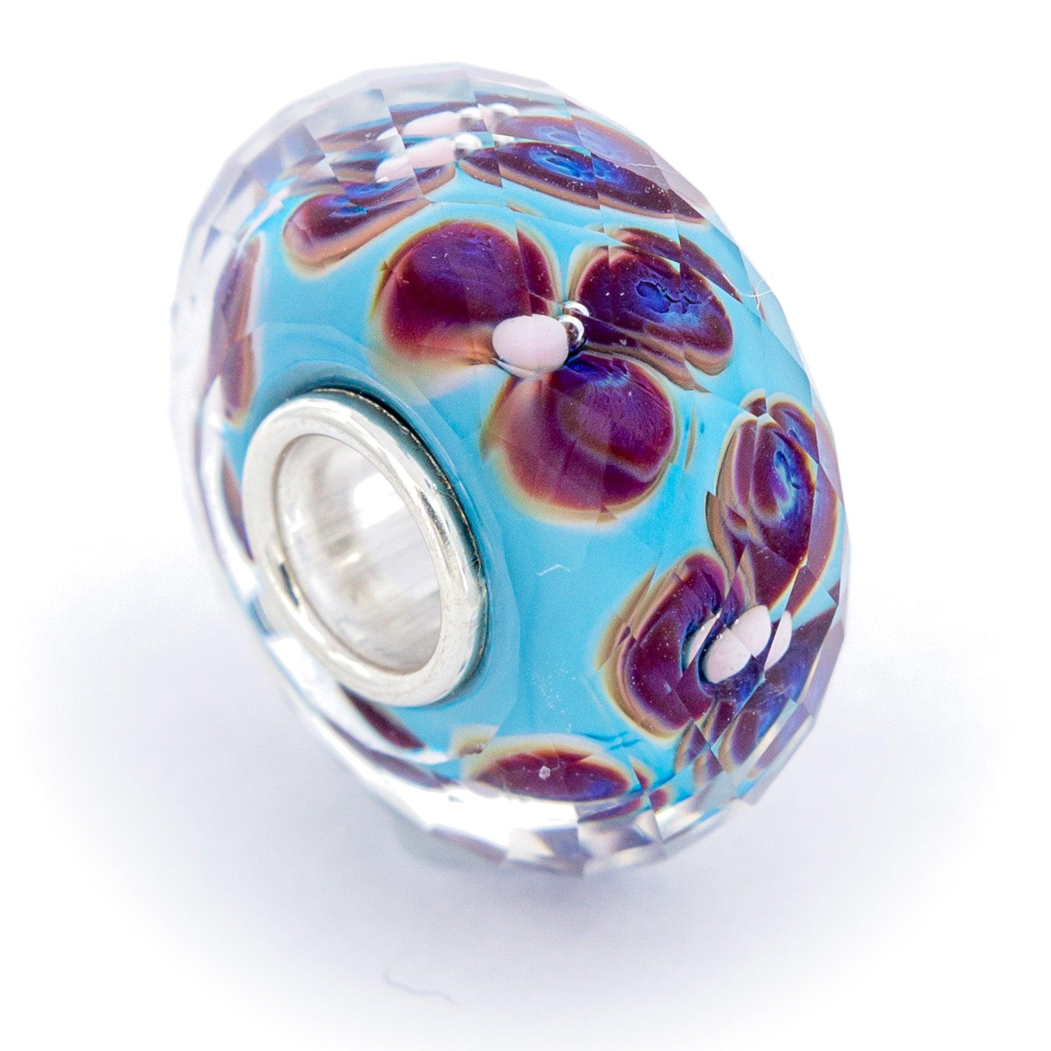 Aqua Fieldstone Fractal - Elfbeads US