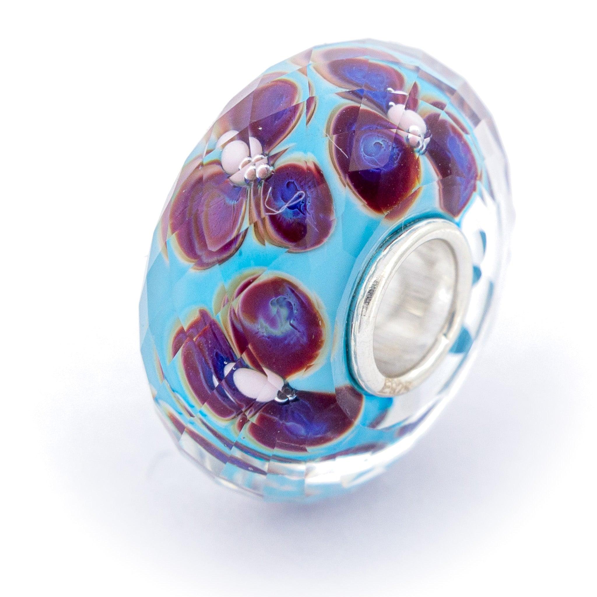 Aqua Fieldstone Fractal - Elfbeads US