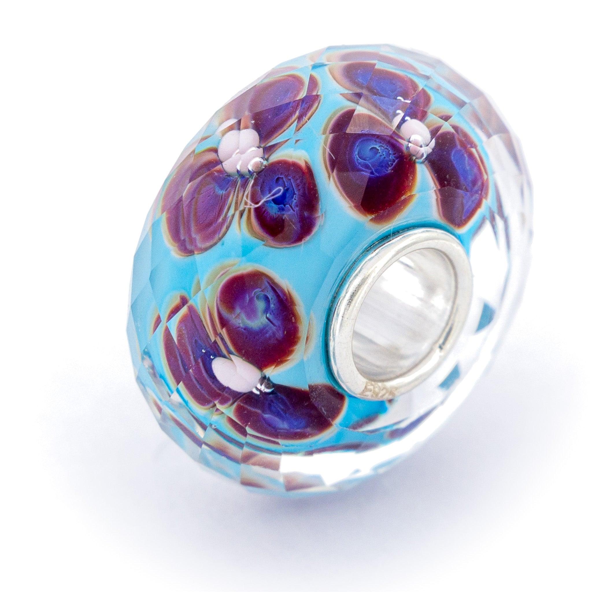 Aqua Fieldstone Fractal - Elfbeads US