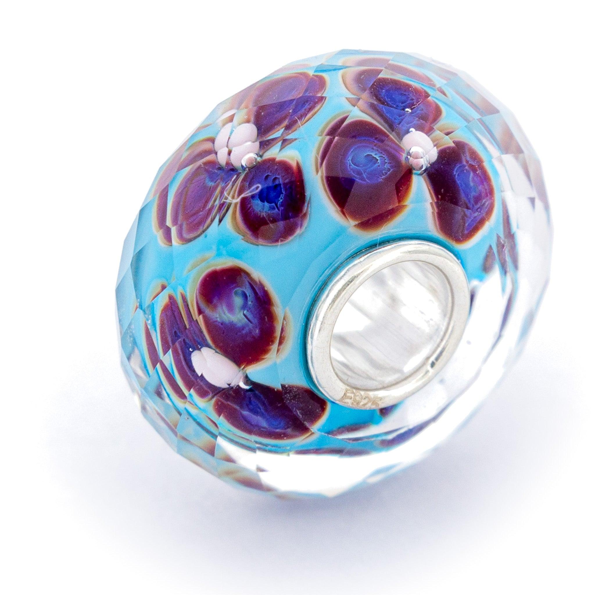 Aqua Fieldstone Fractal - Elfbeads US