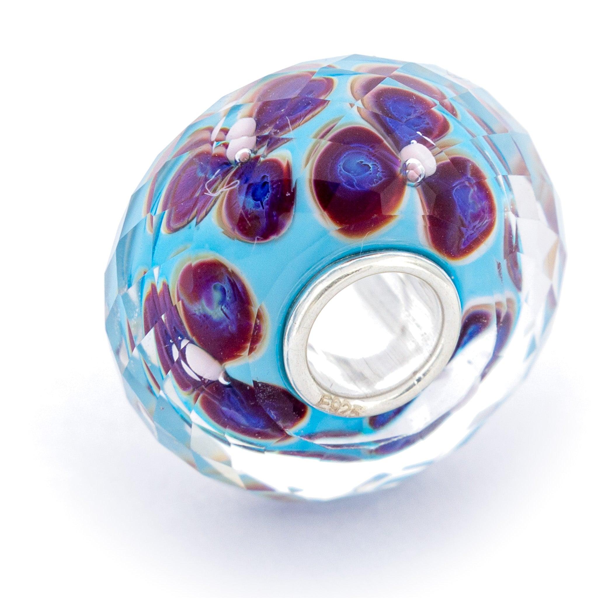 Aqua Fieldstone Fractal - Elfbeads US