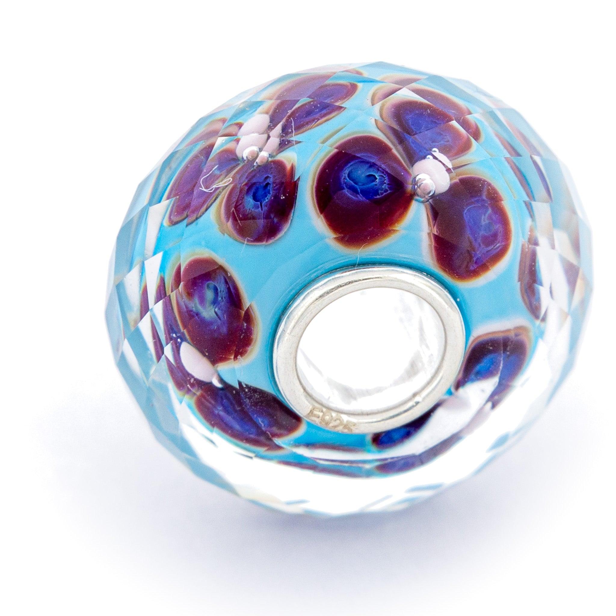 Aqua Fieldstone Fractal - Elfbeads US