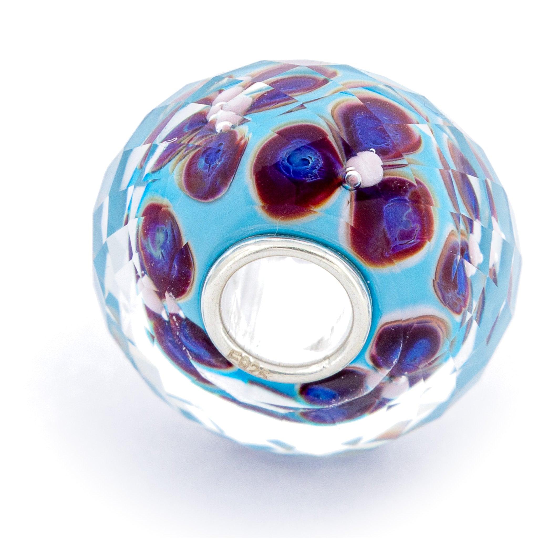 Aqua Fieldstone Fractal - Elfbeads US