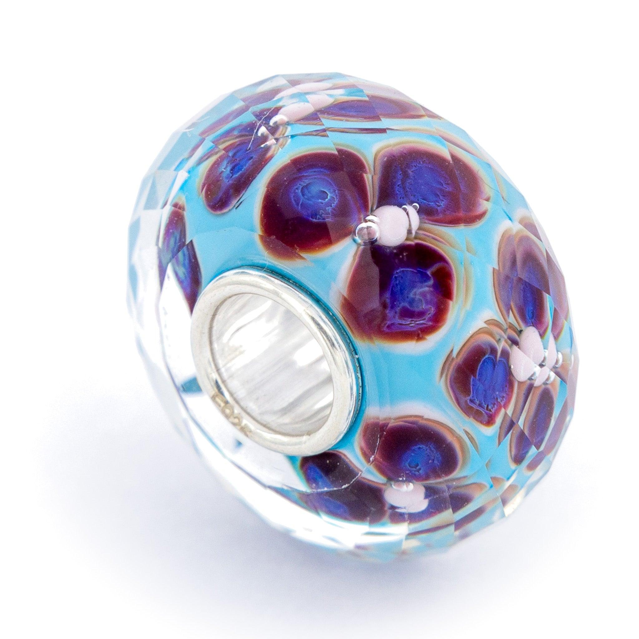 Aqua Fieldstone Fractal - Elfbeads US