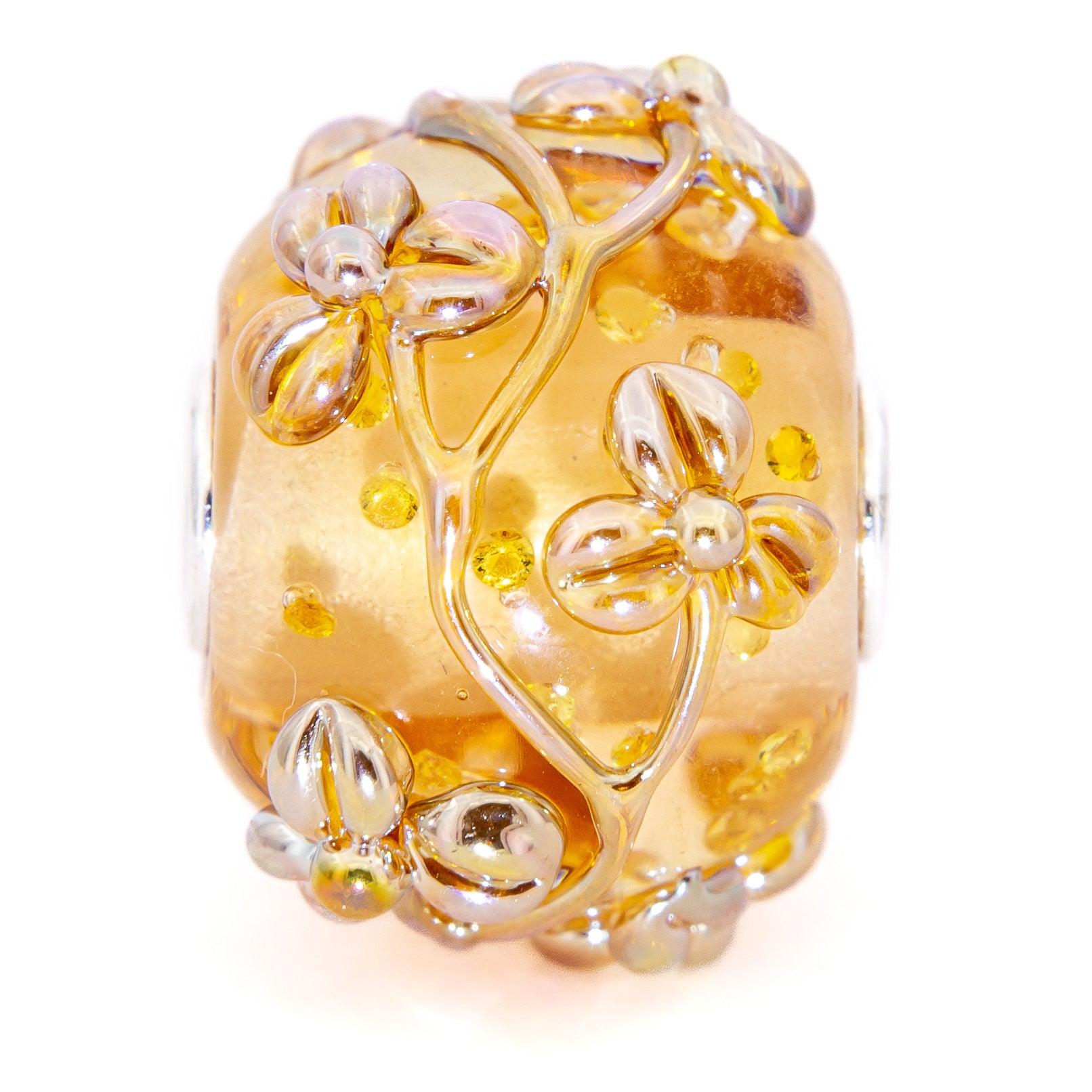 Amber World Flowertwig - Elfbeads US