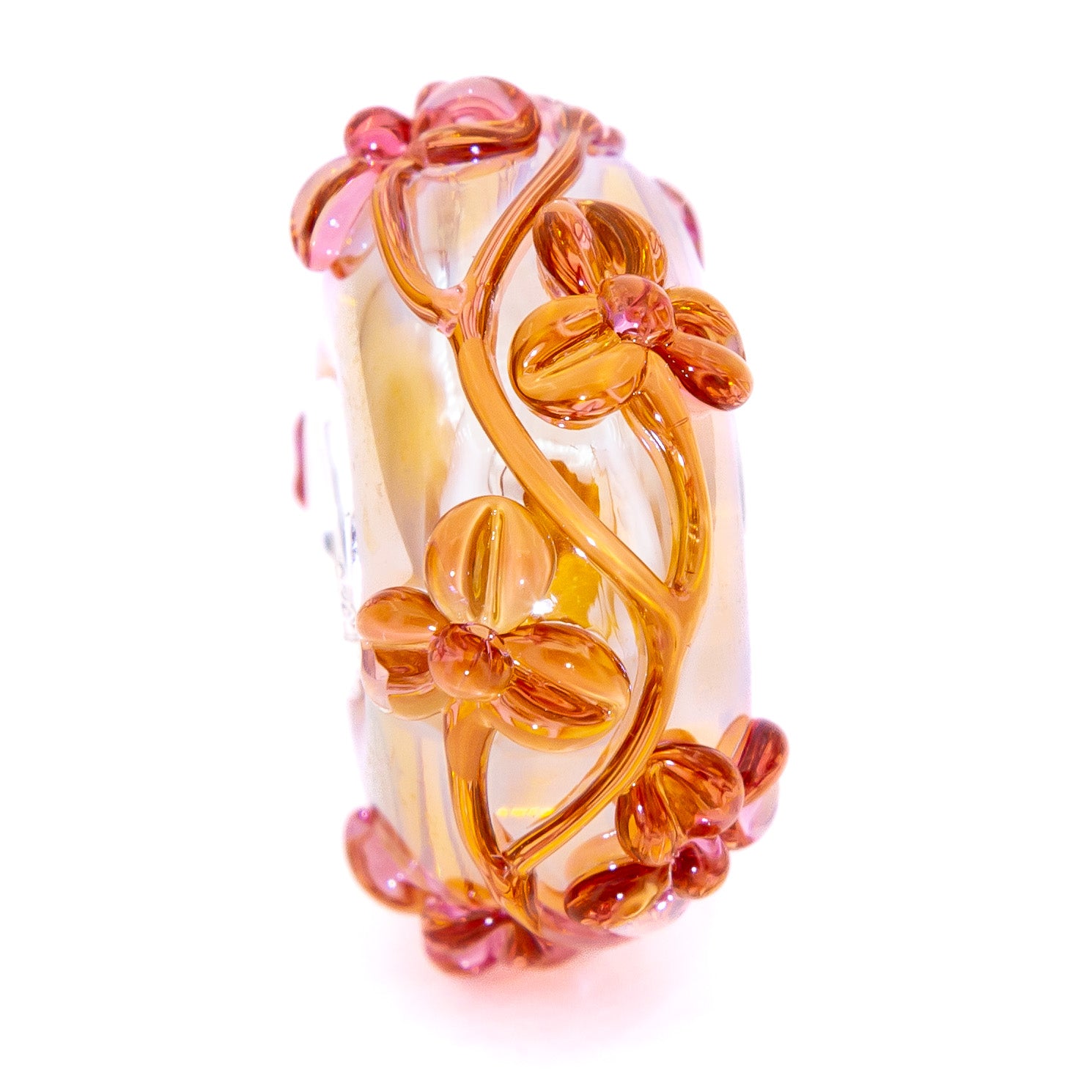 Gold Oil Light Mauve Flowertwig