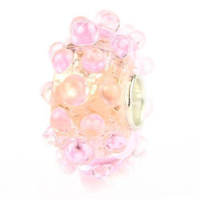 BABY PINK GOLD FLAKES DEWDROPS - Elfbeads US